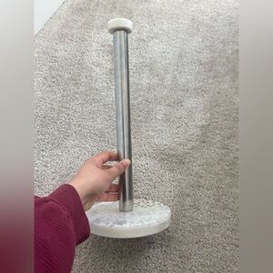 White Towel Paper Holder